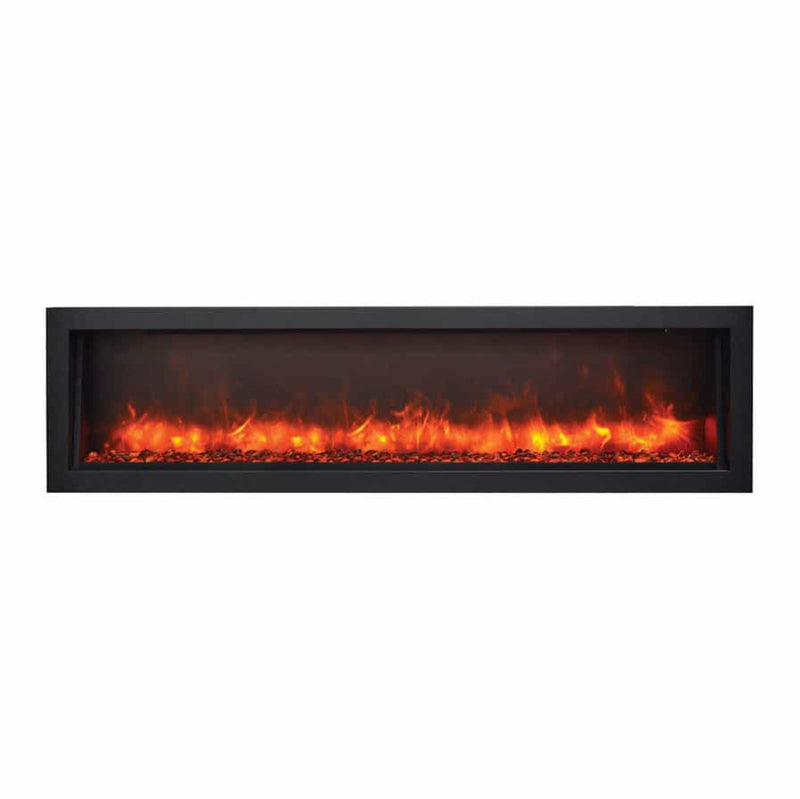 Amantii - 72" Panorama Slim Indoor or Outdoor Electric Fireplace