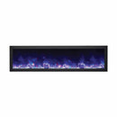Amantii 72 Inch Panorama Slim BI-72-SLIM-OD Linear Indoor or Outdoor Electric Fireplace