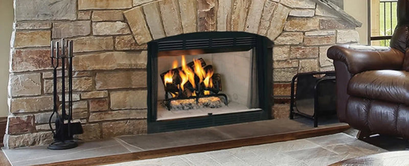 Astria Blackstone - 36 inch Wood-Burning Fireplace, Radiant and Louvered