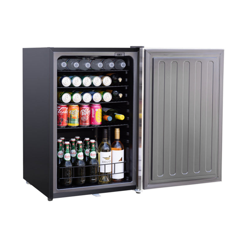 AMD 22" 4.1c Outdoor Approved Fridge Stainless steel Reversible Door with Lock - AMD-RFR-22S