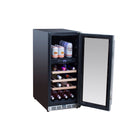 AMD 15" Outdoor Rated Dual Zone Wine Cooler - AMD-RFR-15WD