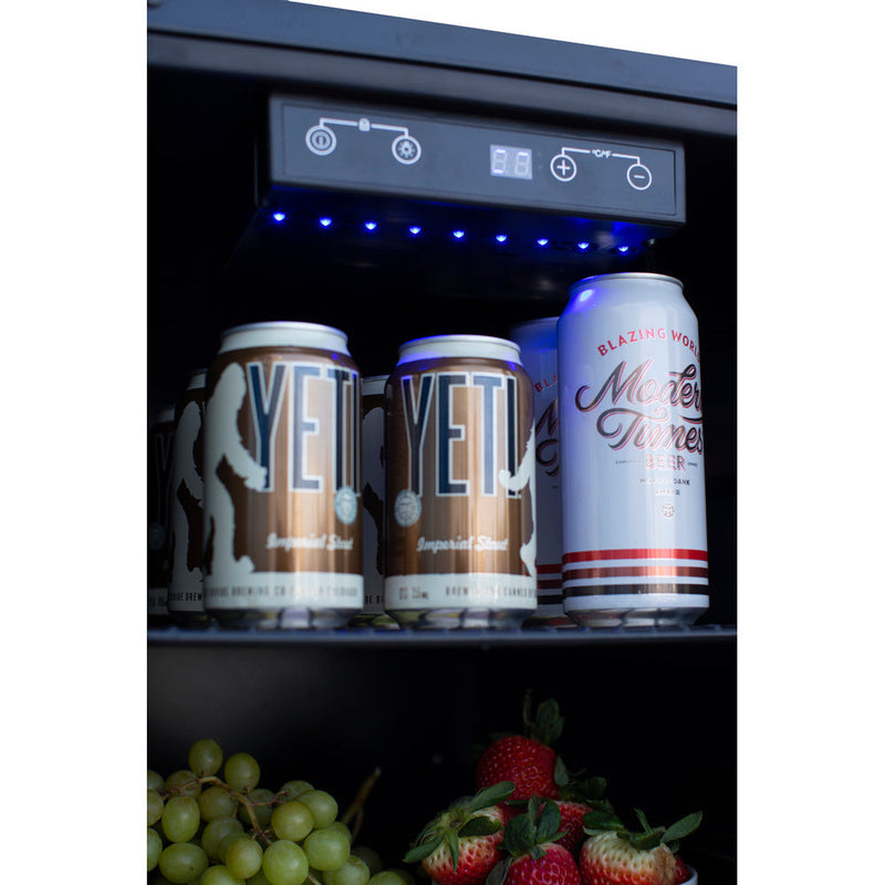 AMD 15" Outdoor Rated Fridge with Stainless Door - AMD-RFR-15S