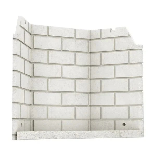 Valcourt - Classic Moulded Brick Panels - VA11071BR for Frontenac Wood Fireplace