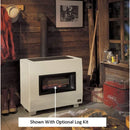 LuxoHeat 34" Visual Flame Room Heater + Blower