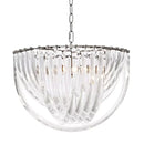 Lucite Loop Chandelier | CHANDELIER MURANO 19.5" DIA X 13" H