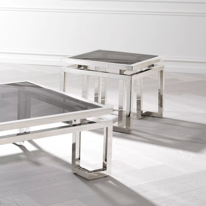 Square Silver Side Table | Eichholtz Palmer
