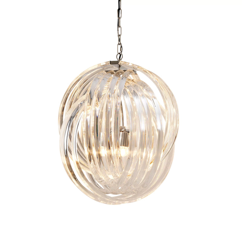 Lucite Loop Chandelier | CHANDELIER MARCO POLO M