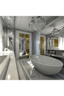 Lucite Loop Chandelier | CHANDELIER MARCO POLO L