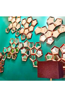 Gold Pentagonal Cluster Mirror | Eichholtz Cheyenne