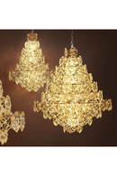 Hexagonal Glass Chandelier | Eichholtz CHANDELIER HERMITAGE S