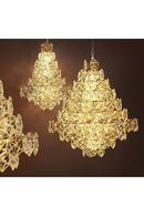 Hexagonal Glass Chandelier | Eichholtz  CHANDELIER HERMITAGE L