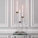 Crystal Glass Stick Candle Holder (Set of 3) | Eichholtz Livia
