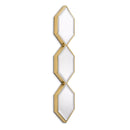 Gold Hexagonal Beveled Trio Mirror Glass | Eichholtz Saronno