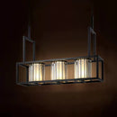 3 LIGHT LINIAR EICHHOLTZ CHANDELIER CARDUCCI