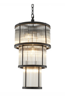 3 Tier Glass Chandelier | Eichholtz  CHANDELIER AVERY
