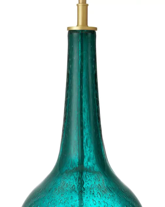 Turquoise Glass Table Lamp | Eichholtz TABLE LAMP MASSARO