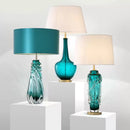 Turquoise Glass Table Lamp | Eichholtz TABLE LAMP MASSARO
