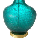 Turquoise Glass Table Lamp | Eichholtz TABLE LAMP MASSARO