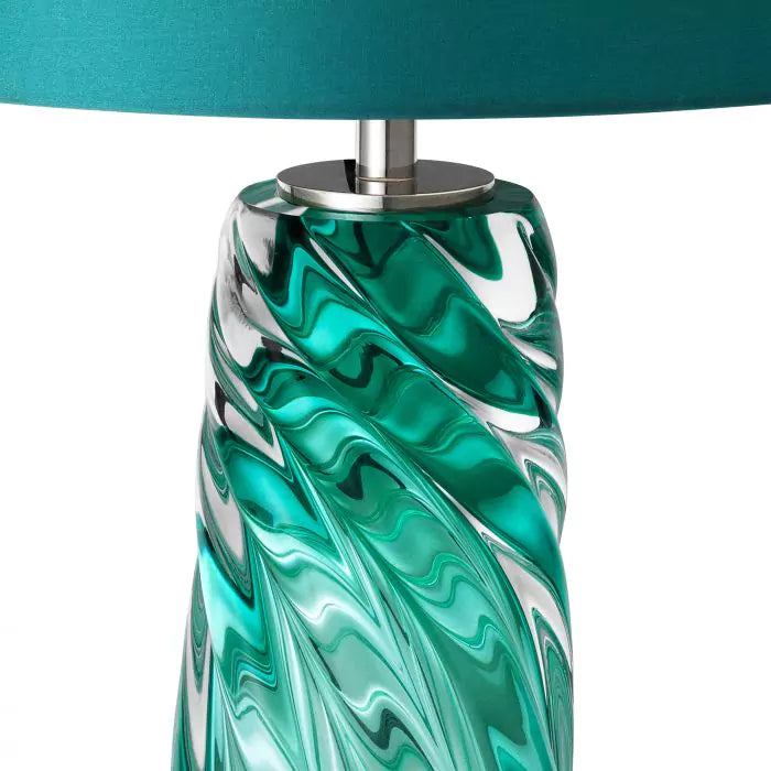 Teal Blown Glass Table Lamp | Eichholtz TABLE LAMP BARRON