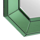 Green Octagonal Glass Mirror | Eichholtz Le Sereno