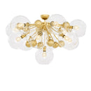 Gold 13-Bulb Flush Mount | Eichholtz Soleil