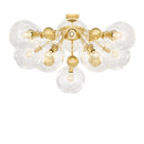 Gold 13-Bulb Flush Mount | Eichholtz Soleil