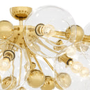 Gold 13-Bulb Flush Mount | Eichholtz Soleil