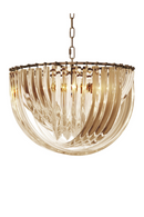 Lucite Loop Chandelier | Eichholtz CHANDELIER MURANO 19.5" DIA