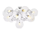 Silver 13-Bulb Flush Mount | Eichholtz Soleil
