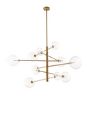Brass Sputnik Chandelier | Eichholtz CHANDELIER ARGENTO L