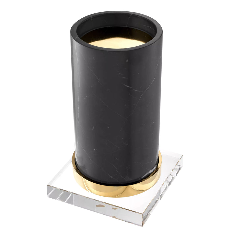 Black Marble Candle Holder | Eichholtz Whitby