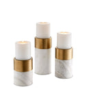 Eichholtz Sierra Marble Candle Holder Set (3)