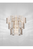 Layered Hexagonal Glass Chandelier | Eichholtz CHANDELIER WREN