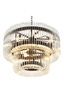 2 Tier Glass Rod Chandelier | Eichholtz CHANDELIER SUTTON HOUSE
