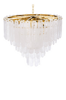 Frosted Glass Chandelier | Eichholtz CHANDELIER RIVERIA