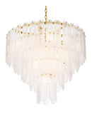 Frosted Glass Chandelier | Eichholtz CHANDELIER RIVERIA