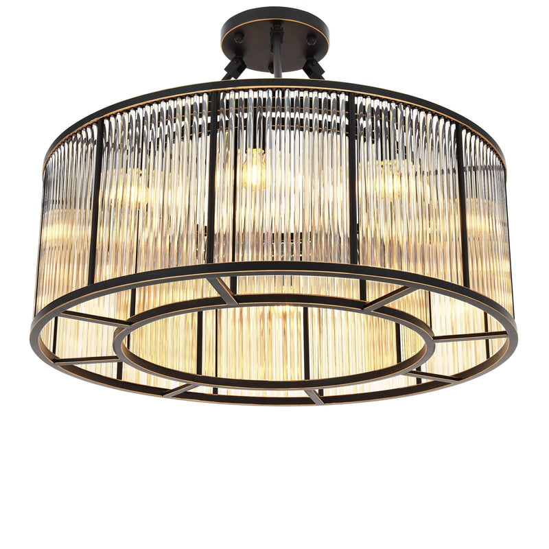 Glass Drum Ceiling Lamp | Eichholtz Bernardi