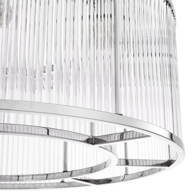 Silver Drum Ceiling Lamp | Eichholtz Bernardi