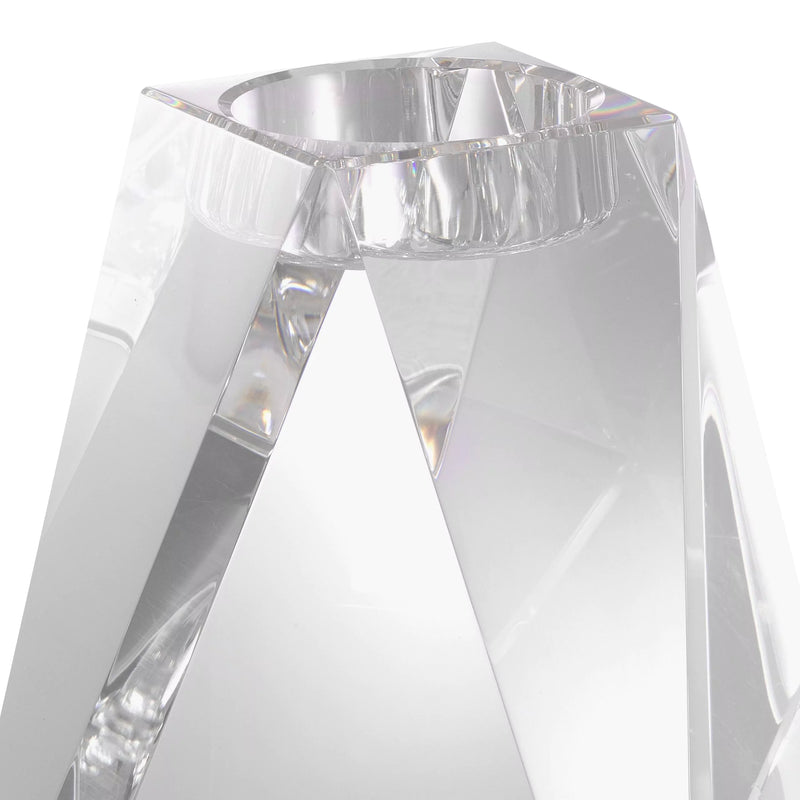 Crystal Glass Candle Holder | Eichholtz Liaison