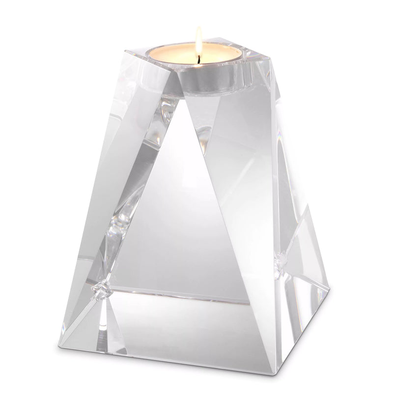 Crystal Glass Candle Holder | Eichholtz Liaison