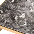 Marble Top Brass Frame Side Table | Eichholtz La Quinta