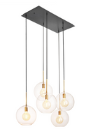 5 Light Globe Cluster | Eichholtz CHANDELIER TANGO 5 LIGHT