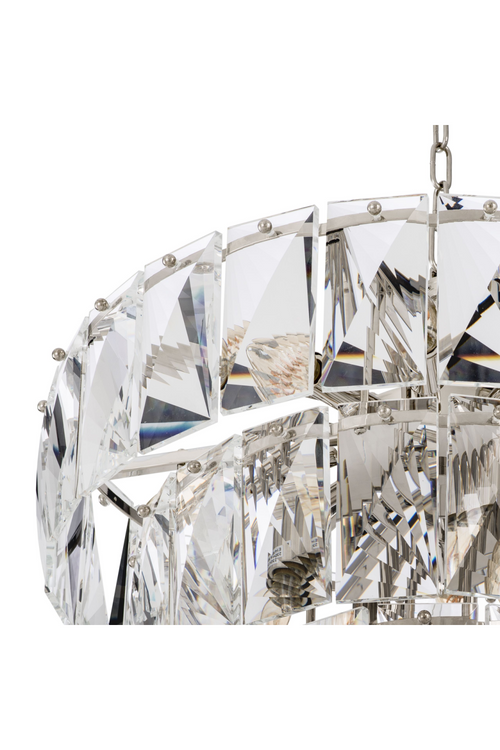 Glass Layered Chandelier | Eichholtz  CHANDELIER AMAZONE S