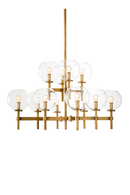 Brass Globe Chandelier | Eichholtz CHANDELIER JADE L