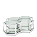 Hexagonal Coffee Table Set (4) | Eichholtz Sax