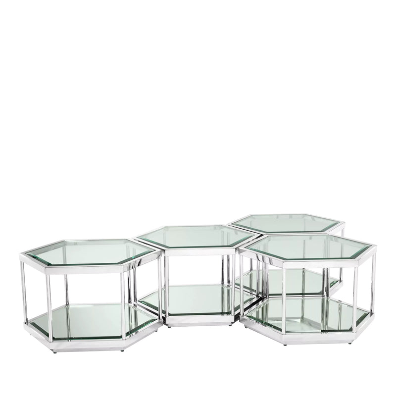 Hexagonal Coffee Table Set (4) | Eichholtz Sax
