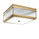 Brass Square Flush Mount | Eichholtz Marly