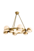 Mid Century Brass Chandelier | Eichholtz CHANDELIER PIAZETTA