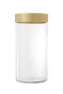 Brass Rim Glass Hurricane | Eichholtz Vertex L