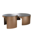 Copper Nesting Coffee Table Set Of 2 | Eichholtz Piemonte